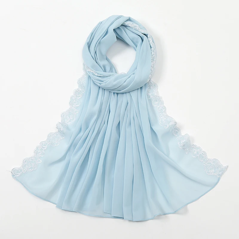 Bubble Lace Chiffon Hijab - Attraction Mart