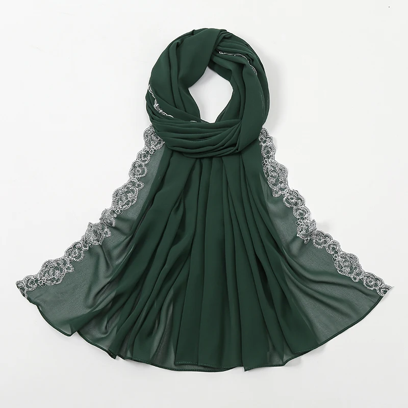 Bubble Lace Chiffon Hijab - Attraction Mart