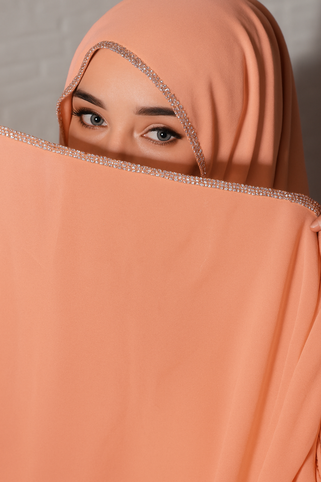 Crystal drop Hijab - Attraction Mart