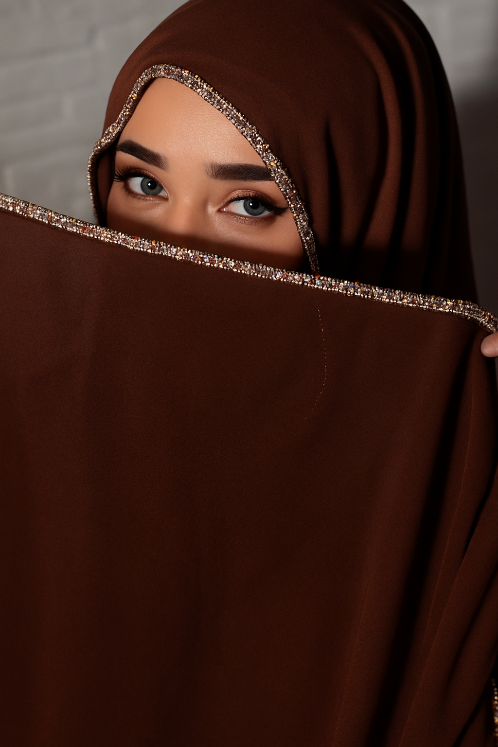 Crystal drop Hijab - Attraction Mart