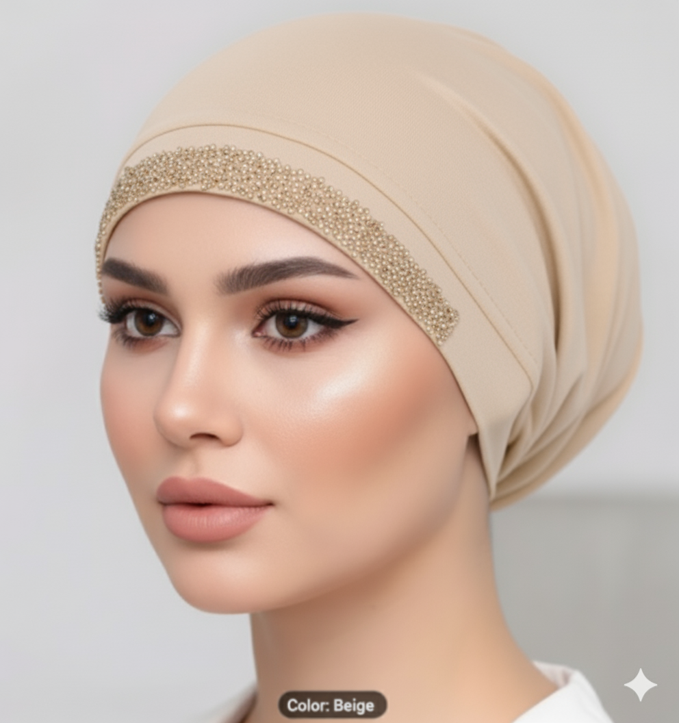 Chandni Glitter Hijab Cap– Premium Jersey Undercap for Women Pakistan