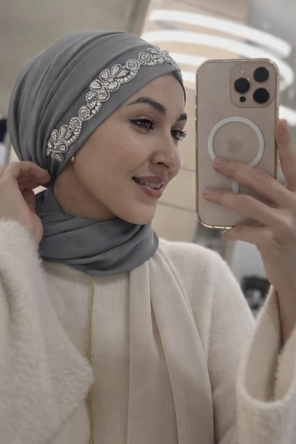 Persian Crystal Cap Hijab