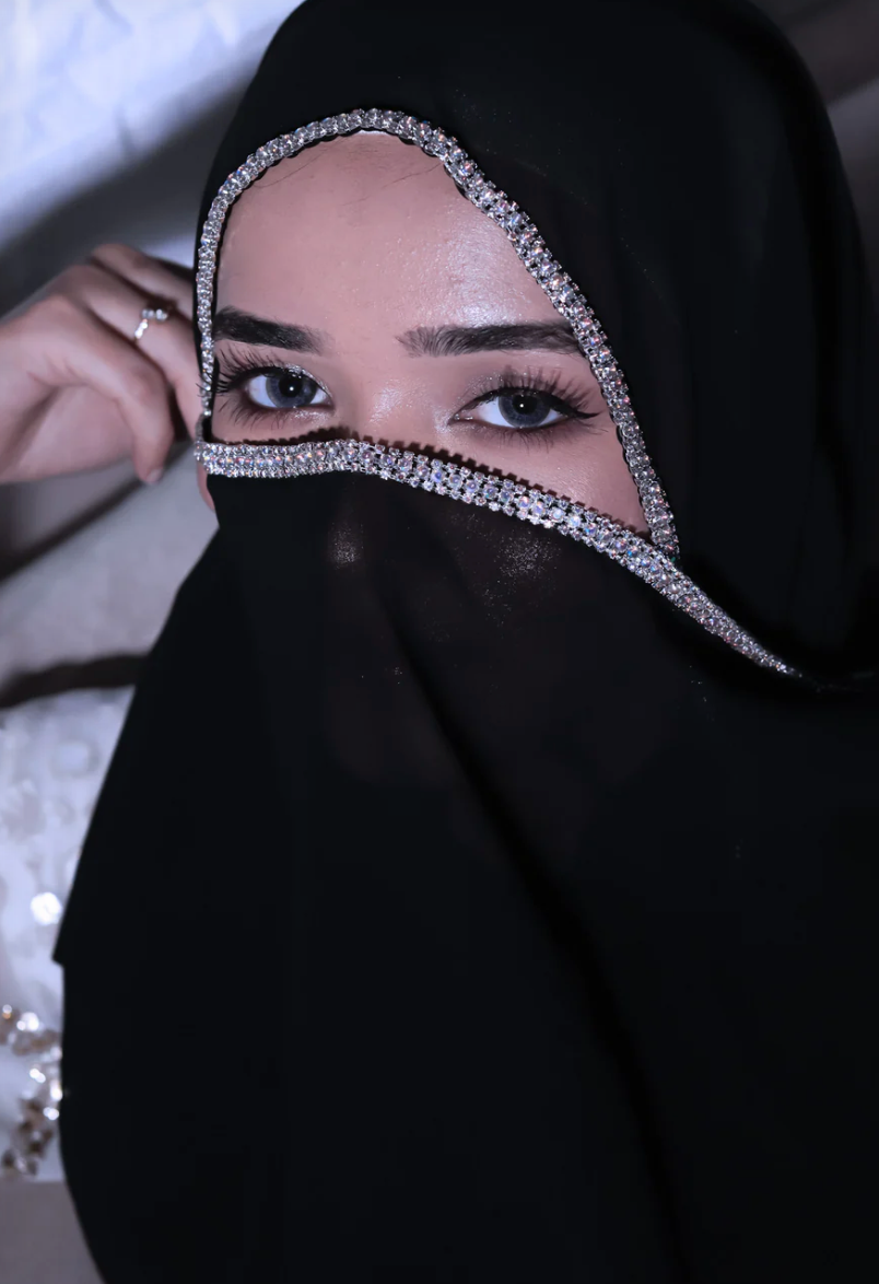 Crystal drop Hijab - Attraction Mart