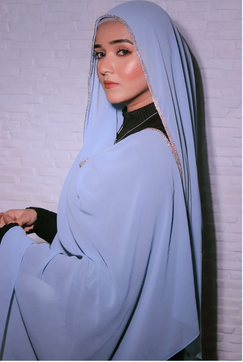Crystal drop Hijab - Attraction Mart