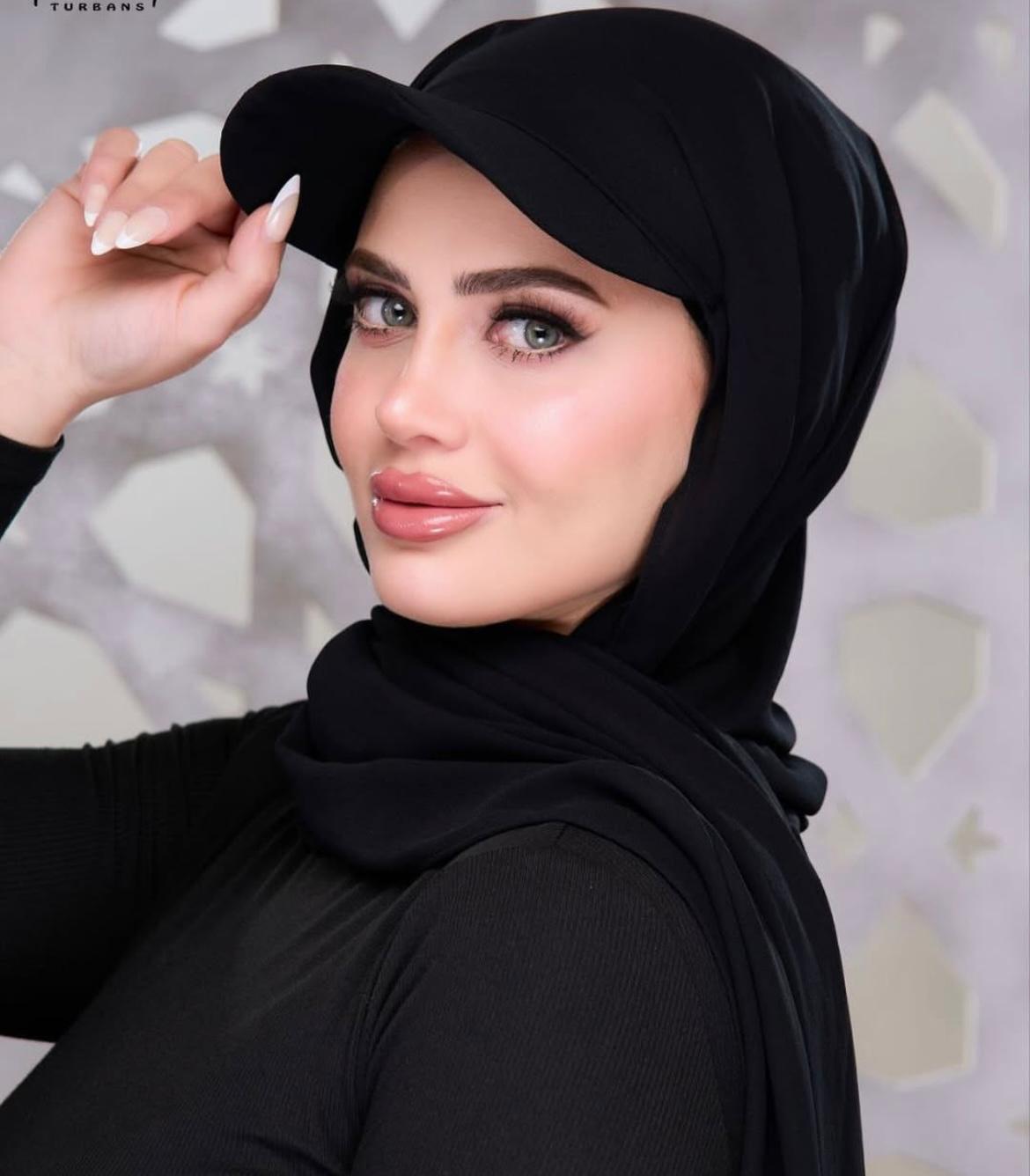 Noor Hijab with attached Hat - Attraction mart