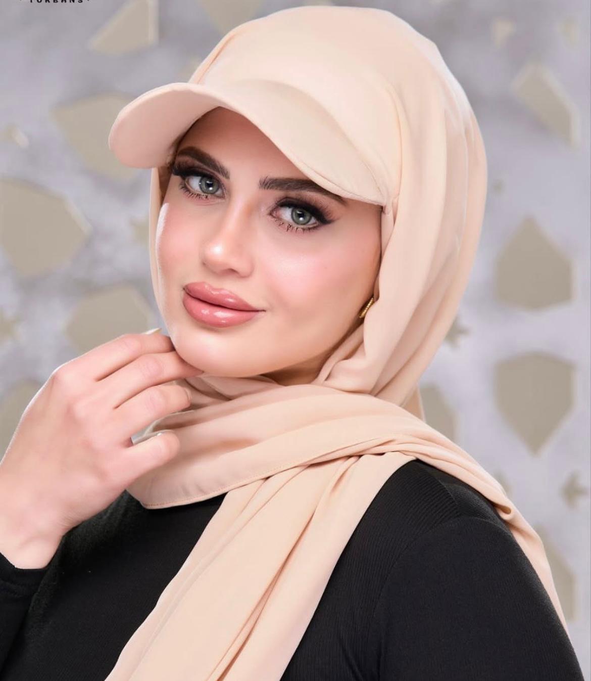 Noor Hijab with attached Hat - Attraction mart
