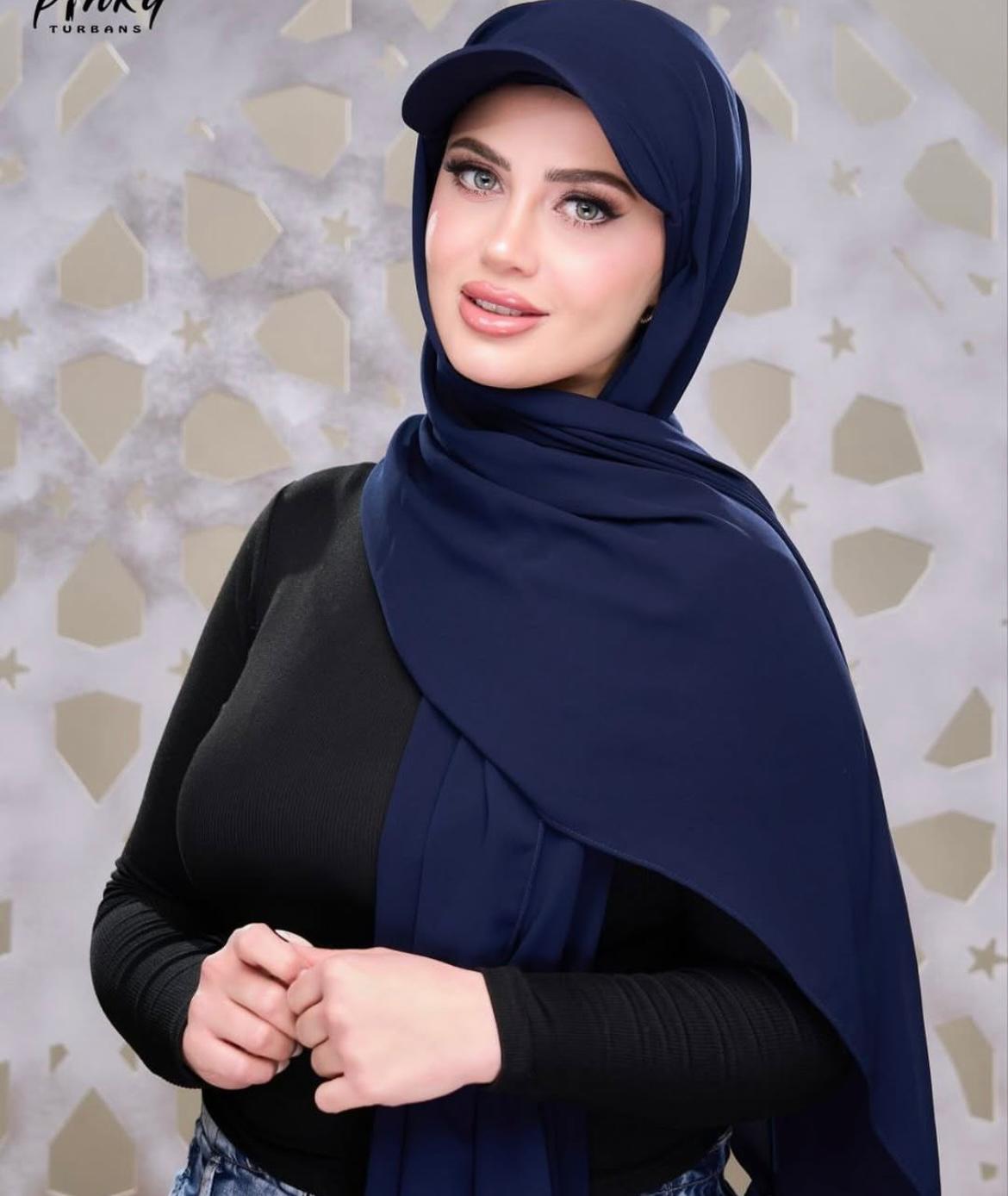 Noor Hijab with attached Hat - Attraction mart