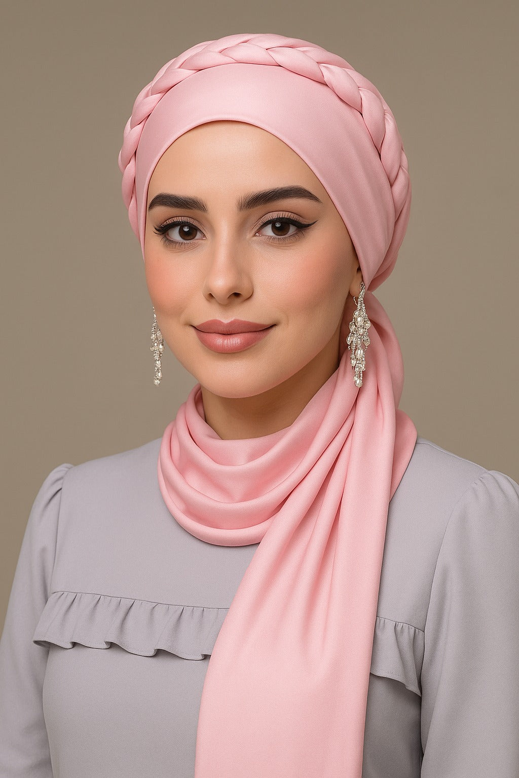 Nooré Silk Hijab – Luxury Elegance