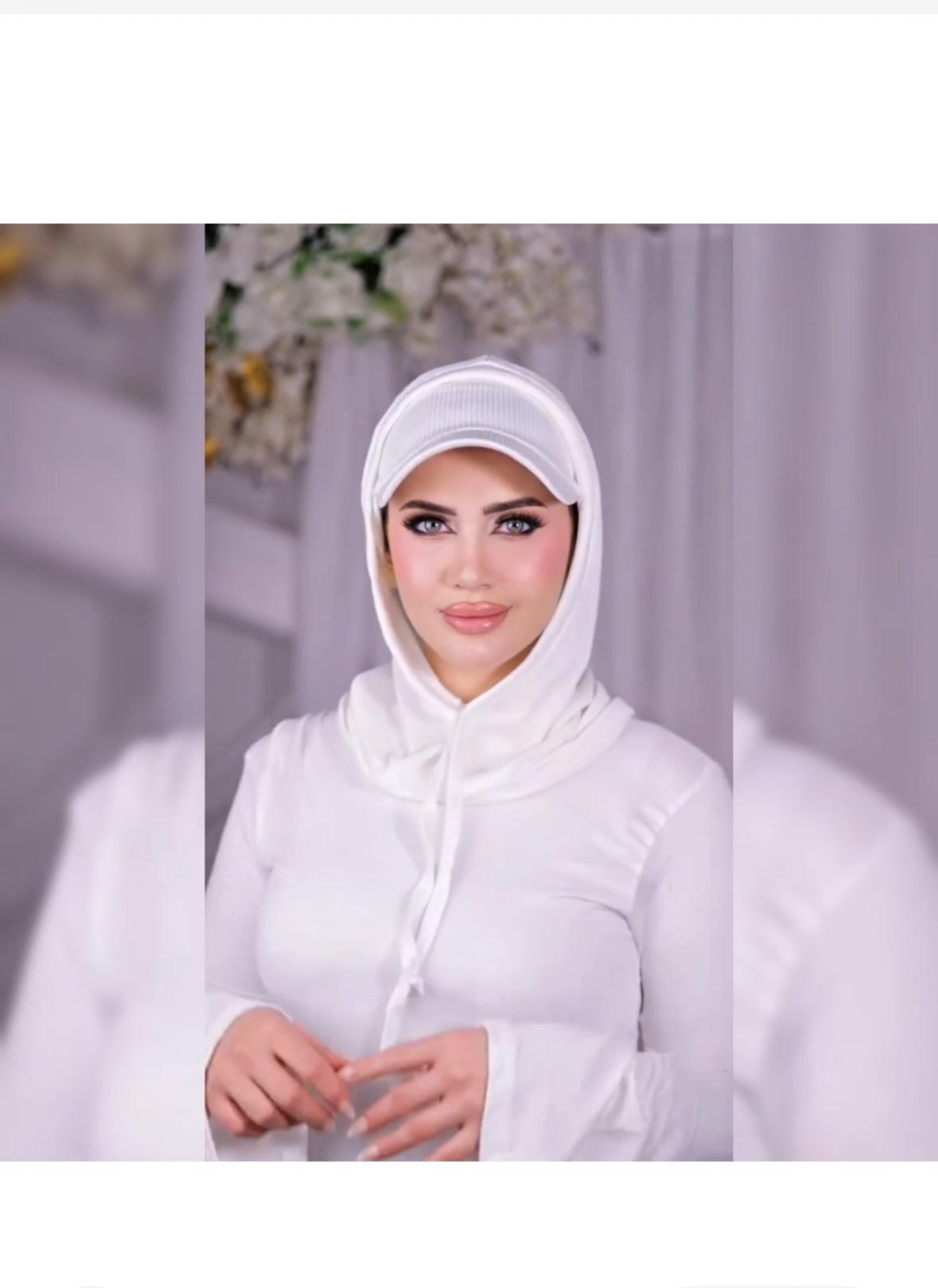 Summer Cap with Built in Hijab - Attraction Mart