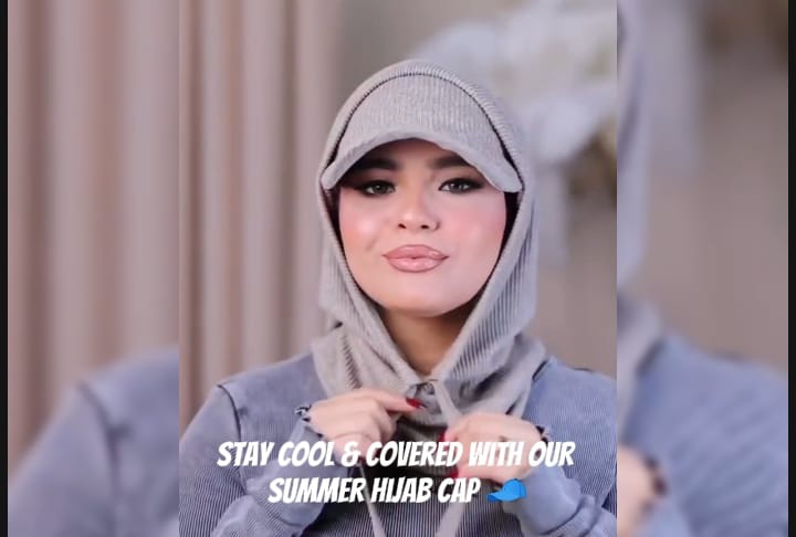 Summer Cap with Built in Hijab - Attraction Mart
