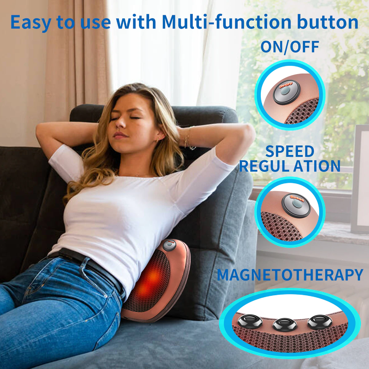 Infrared 2024 massage pillow