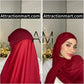 Chiffon Hijab with attached cap