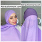 Chiffon Hijab with attached cap