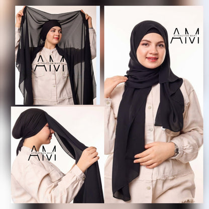 FLOWY CHIFFON INSTANT HIJAB