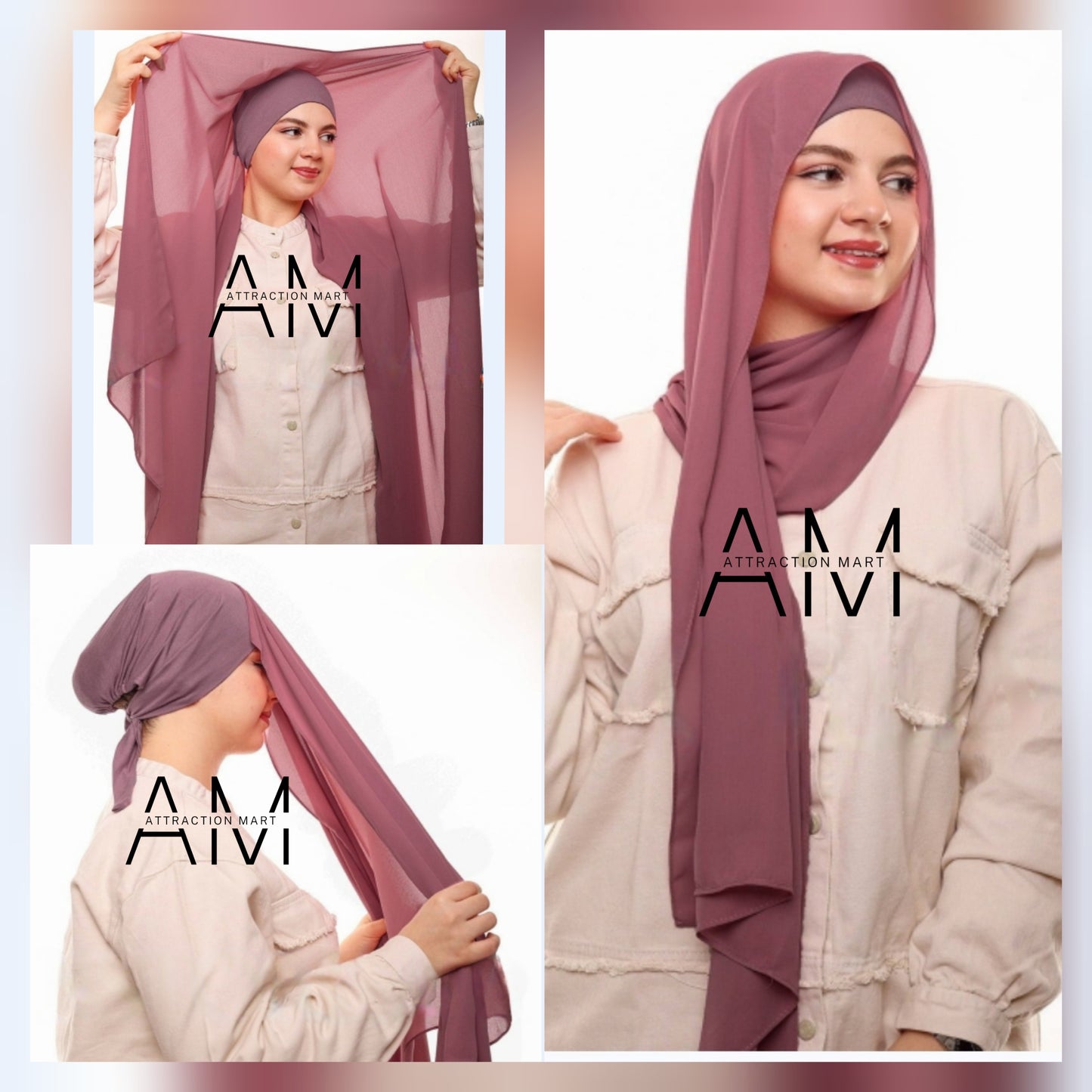 FLOWY CHIFFON INSTANT HIJAB