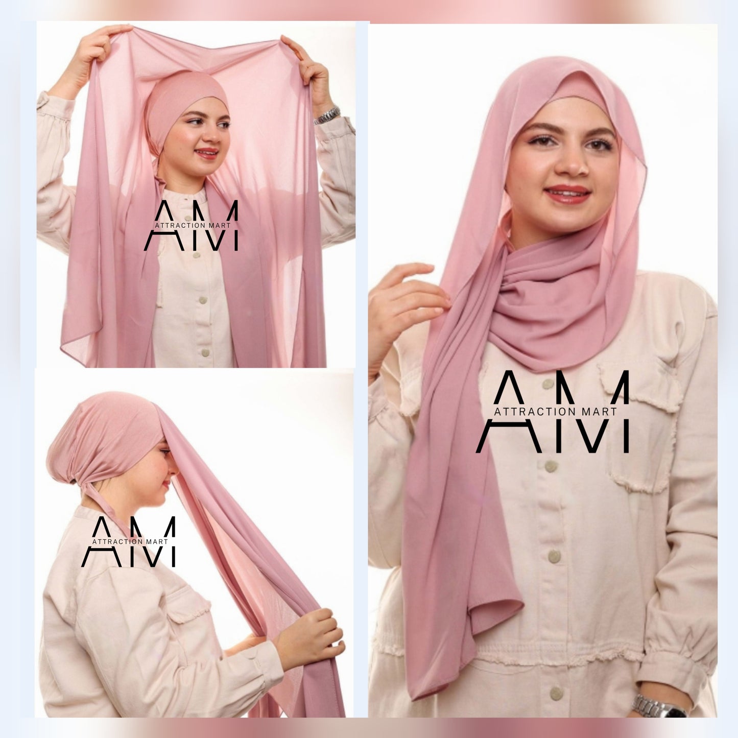 FLOWY CHIFFON INSTANT HIJAB