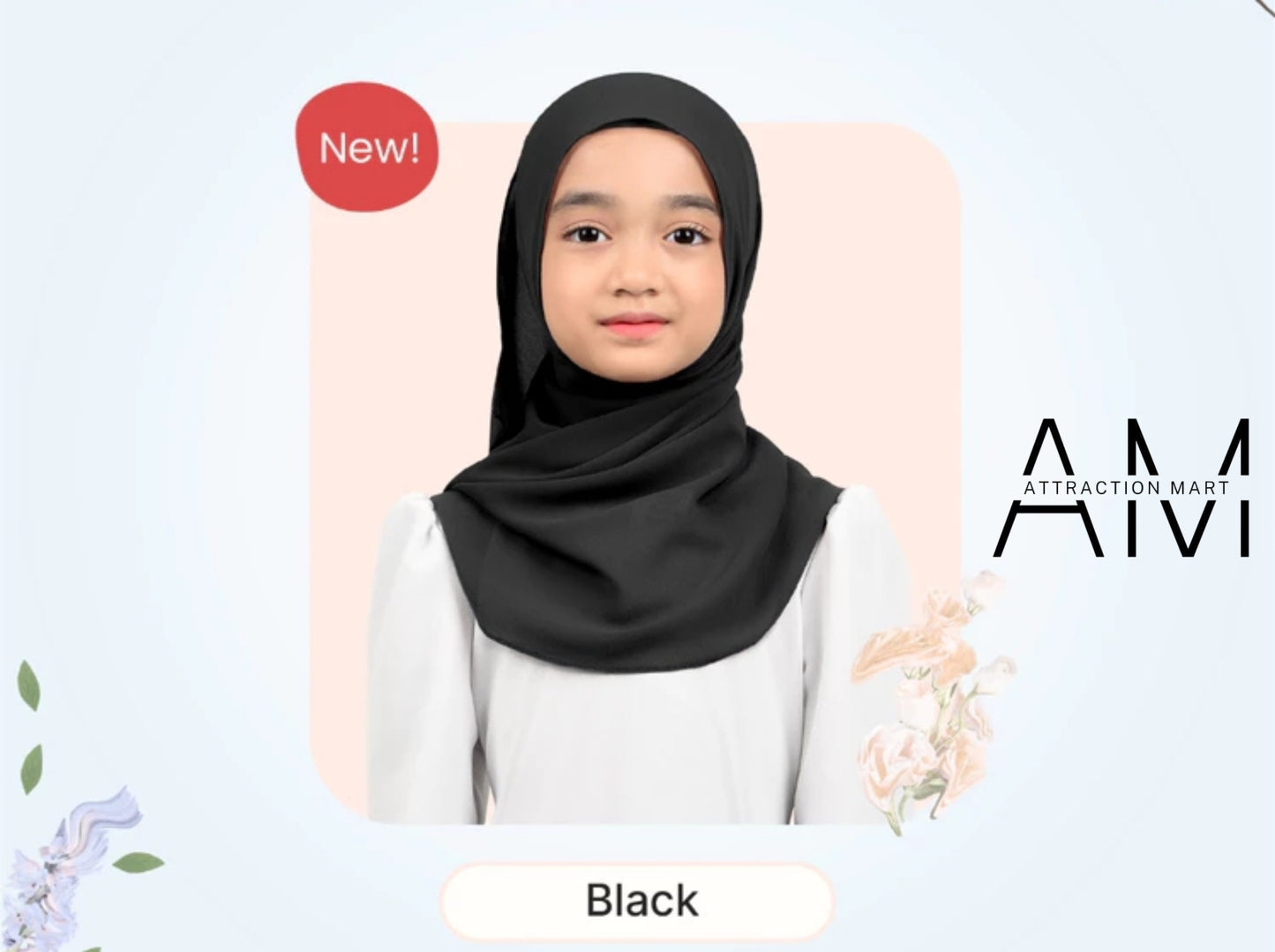 Kids Band Easy To Wear Hijab