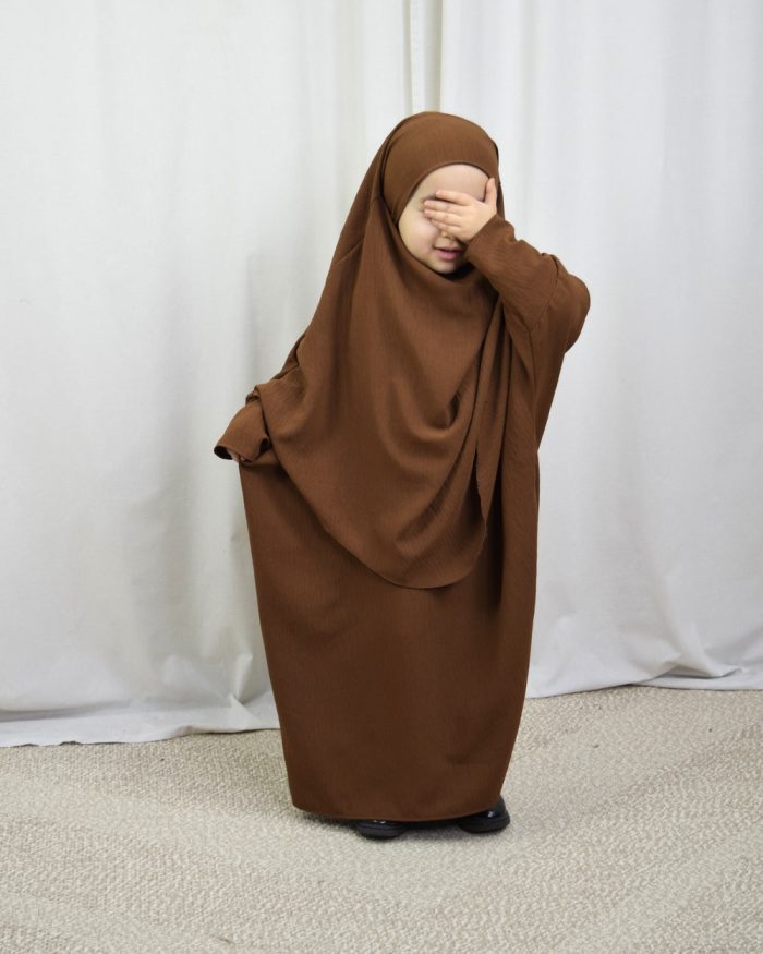 Kids Abaya with Khimar Set