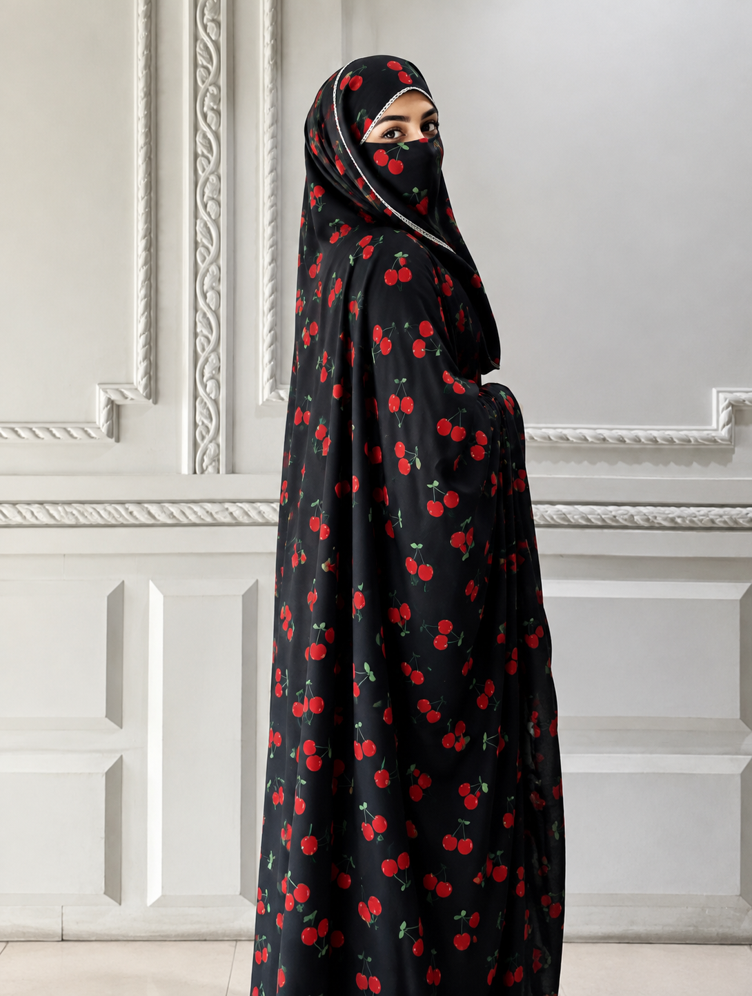 Elegant Haya Chadar with Attached Niqab