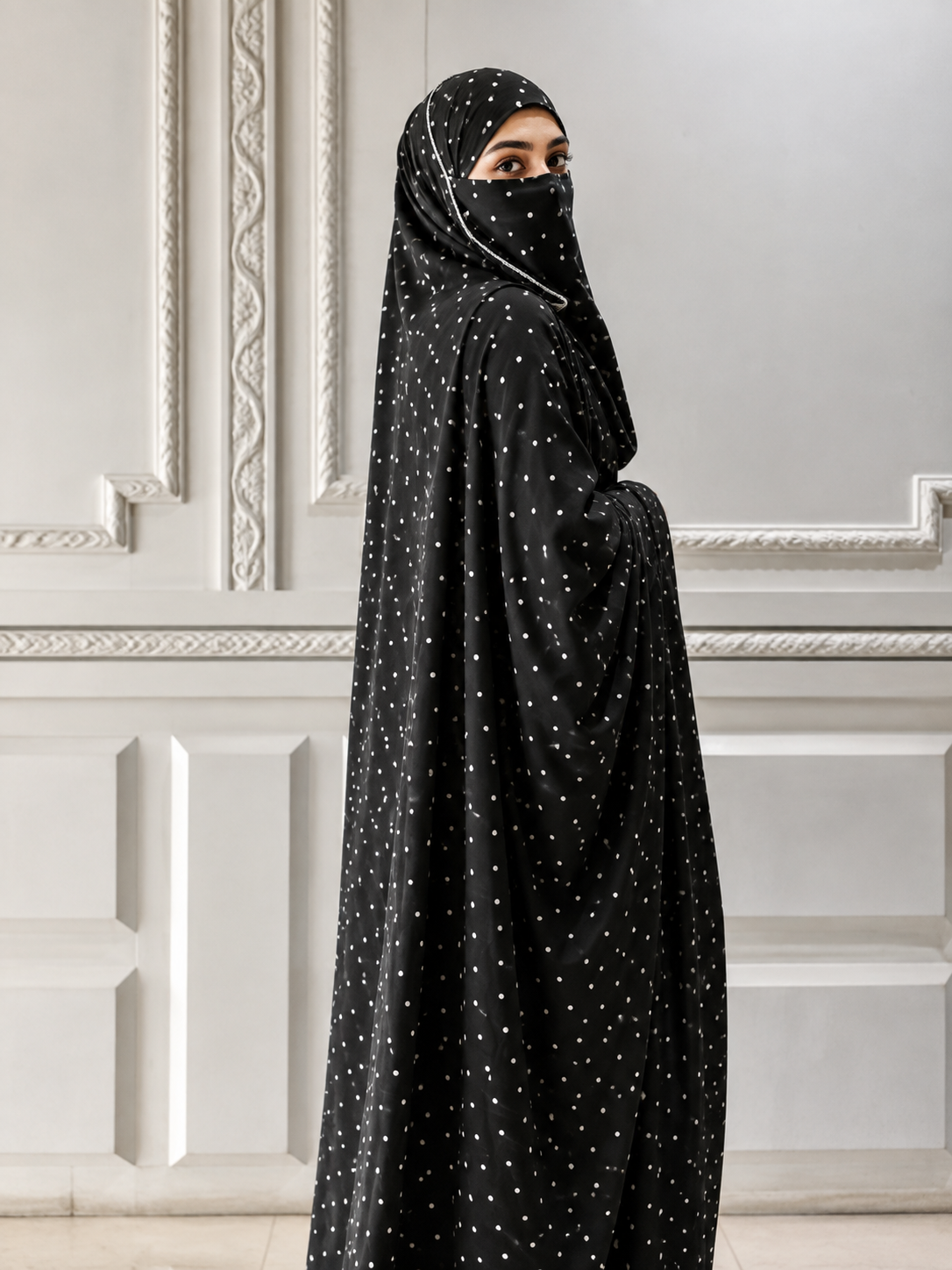 Elegant Haya Chadar with Attached Niqab