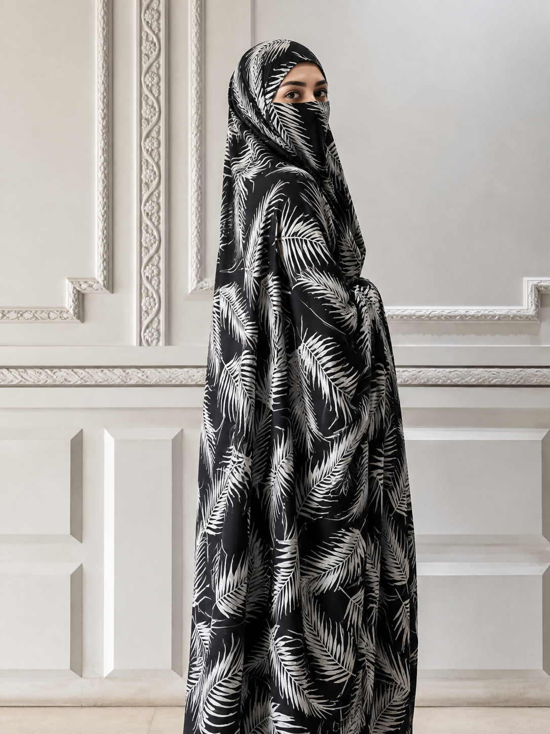 Elegant Haya Chadar with Attached Niqab