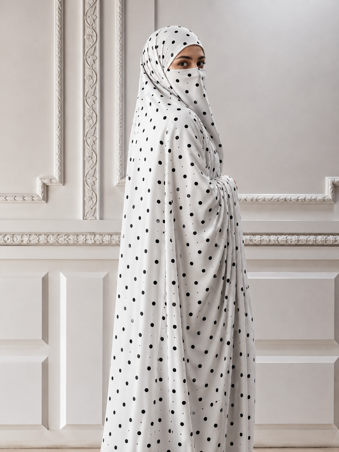 Elegant Haya Chadar with Attached Niqab
