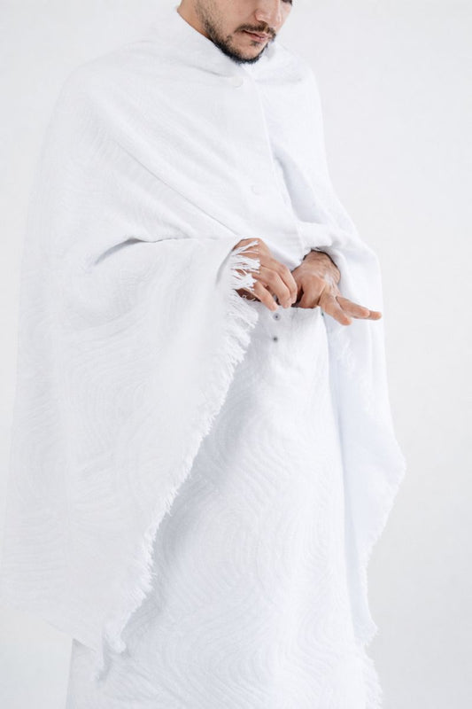 Easy to Wear Ahraam for Men - Pocket Ahraam with buttons