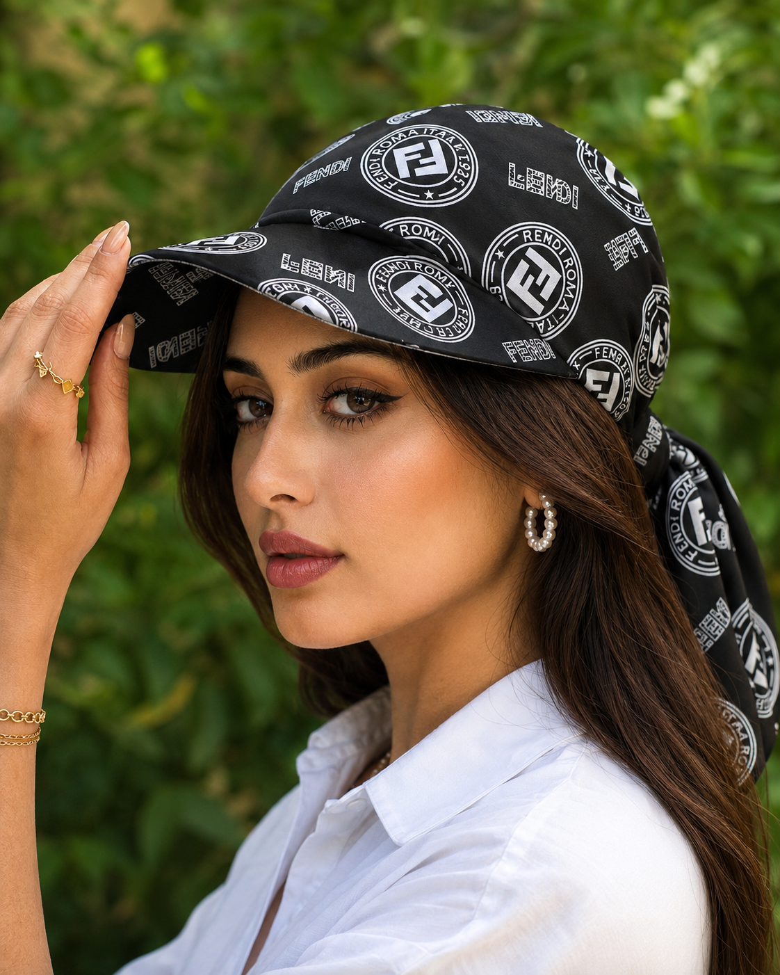 2-in-1 Summer Scarf Cap