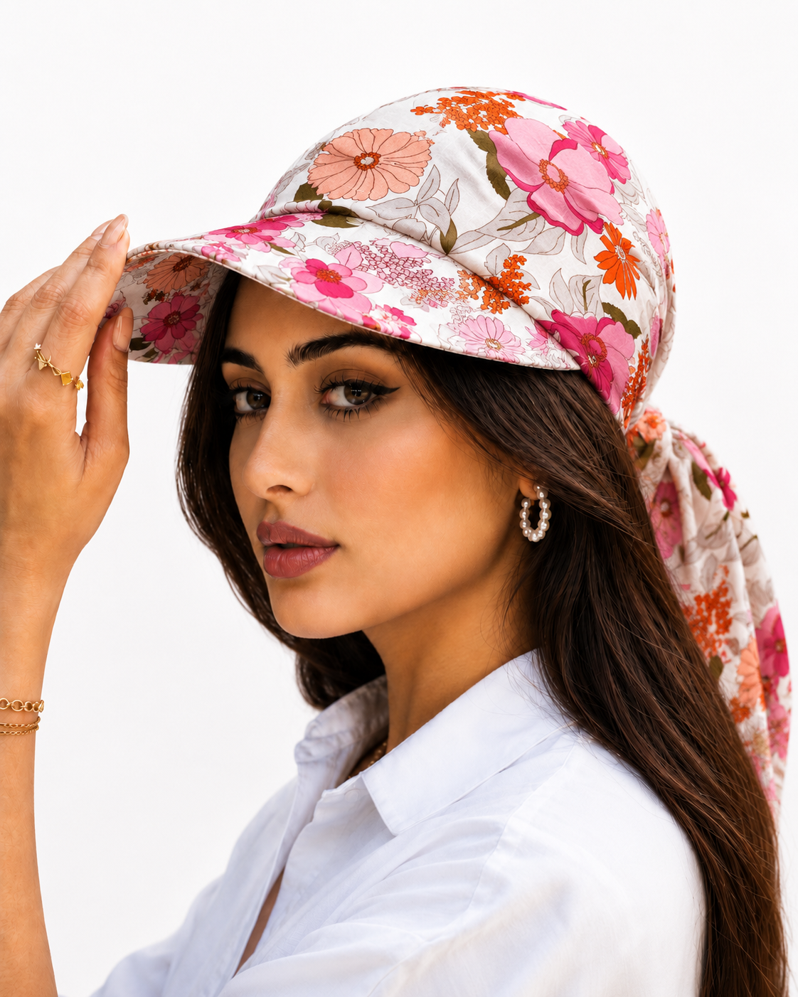 2-in-1 Summer Scarf Cap