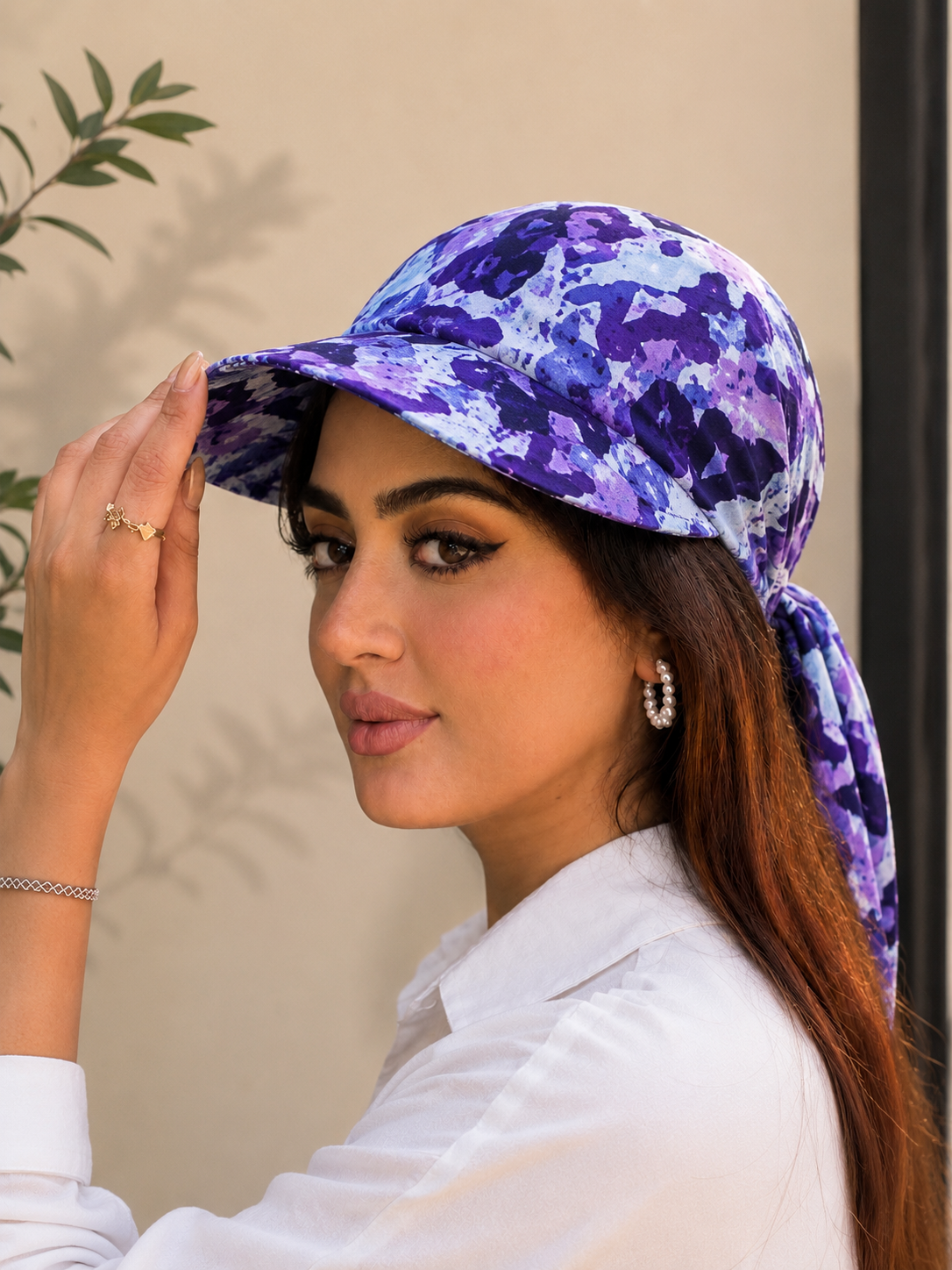 2-in-1 Summer Scarf Cap