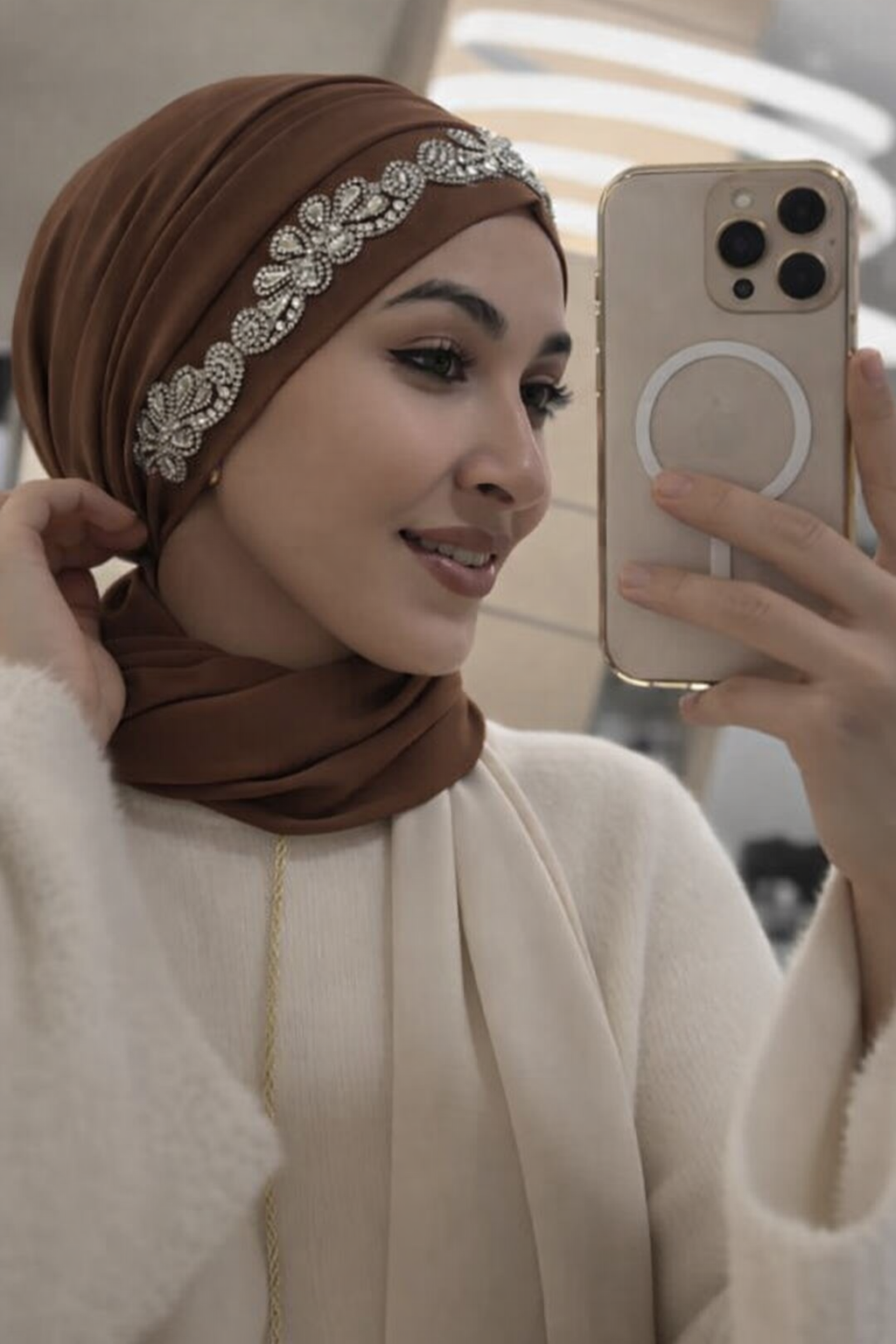 Persian Crystal Cap Hijab