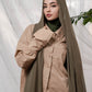 Instant Chiffon Hijab with included Zip underscarf