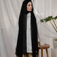 Instant Chiffon Hijab with included Zip underscarf