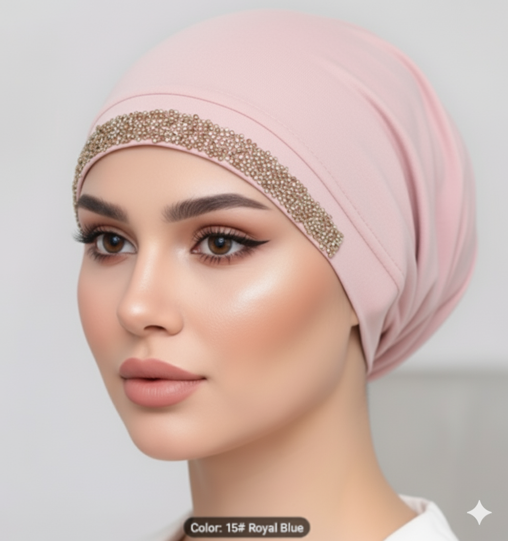 Chandni Glitter Hijab Cap– Premium Jersey Undercap for Women Pakistan