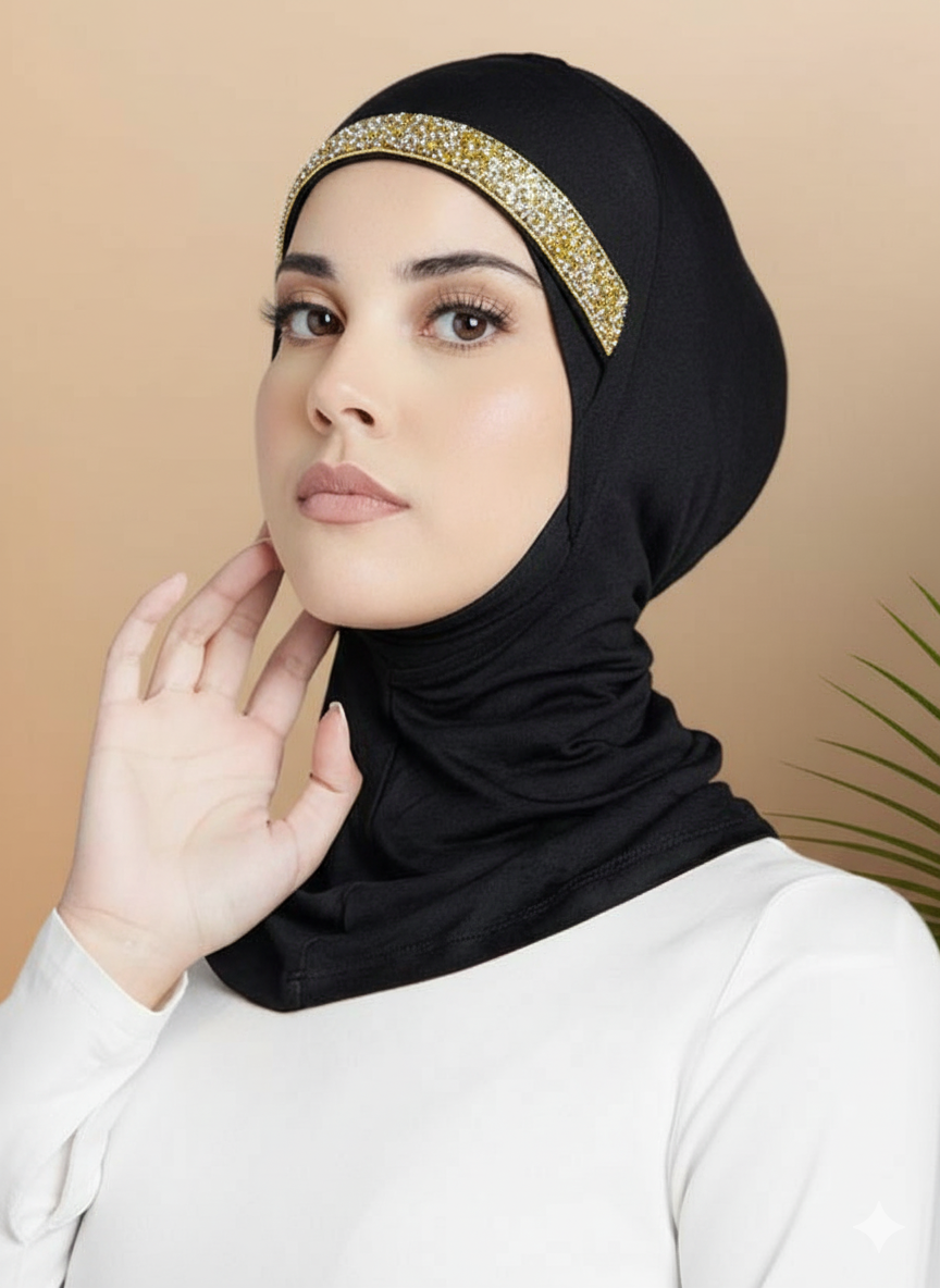 Ninja Cap  - Glitter Edition (Premium Korean Jersey) ✨