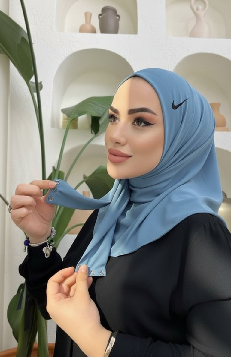 Button Jersey Hijab - Easy to Wear Shayla Hijab