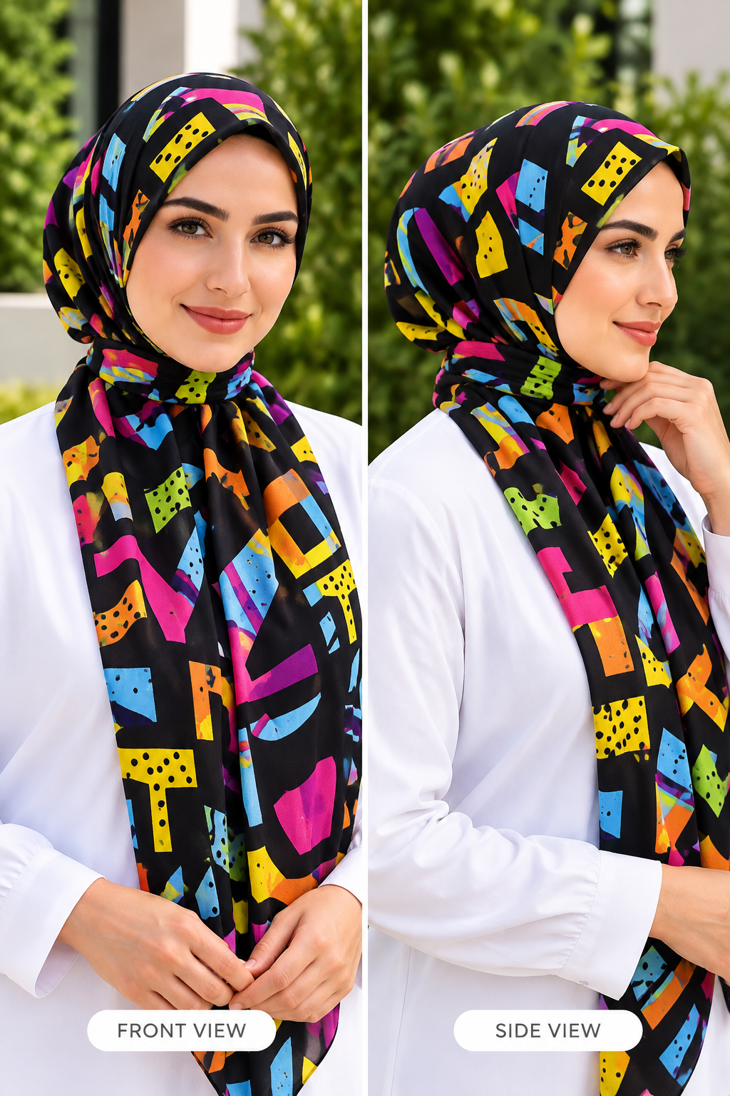 Easy Button Hijab | Magnetic Easy-Wear Hijab Pakistan