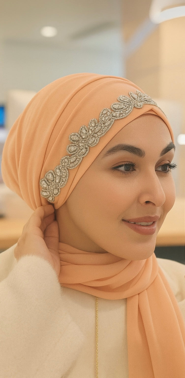 Persian Crystal Cap Hijab
