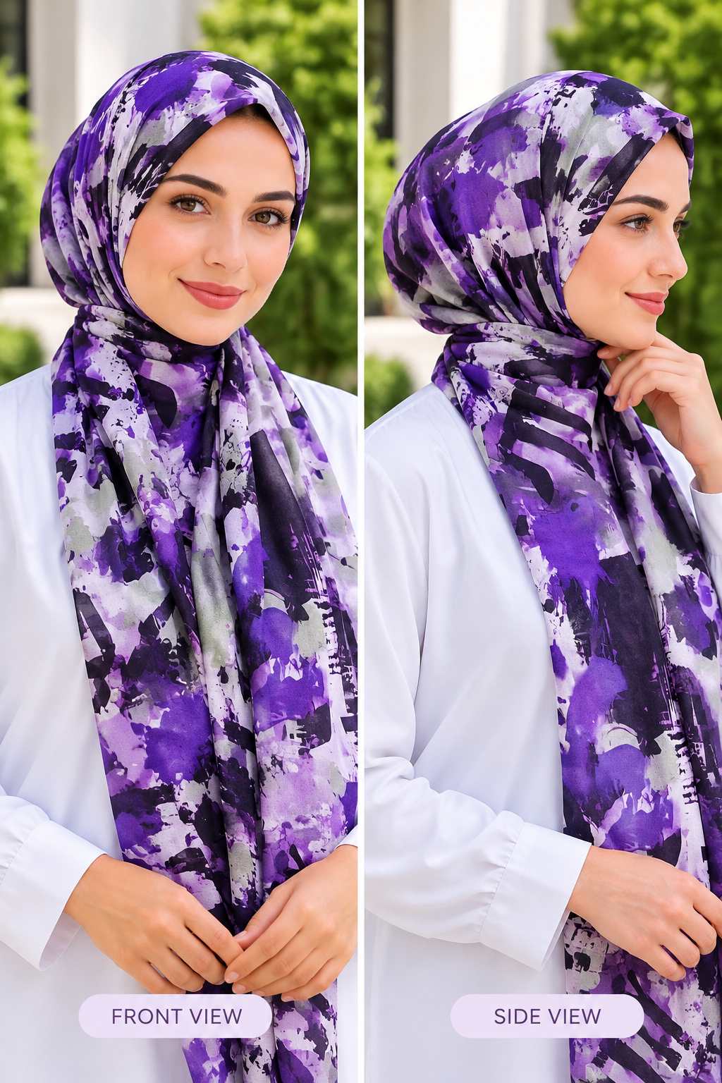 Easy Button Hijab | Magnetic Easy-Wear Hijab Pakistan