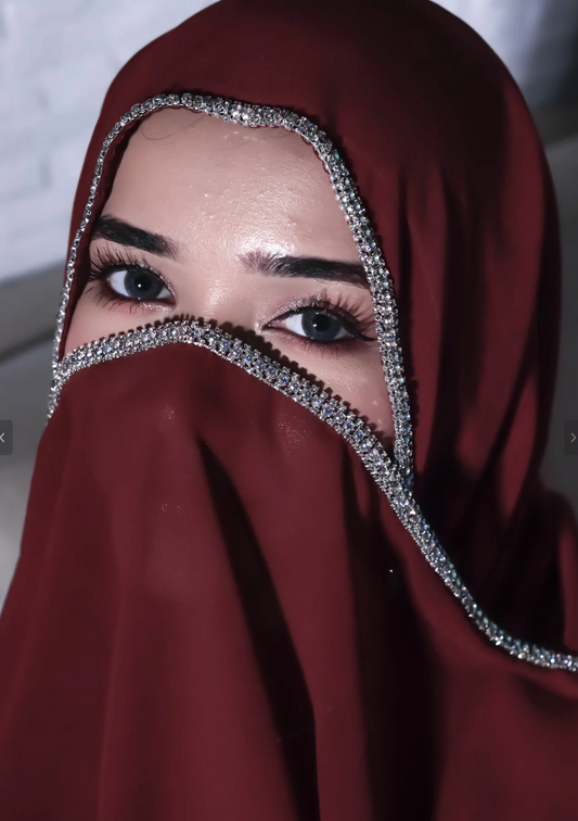 Crystal drop Hijab - Attraction Mart