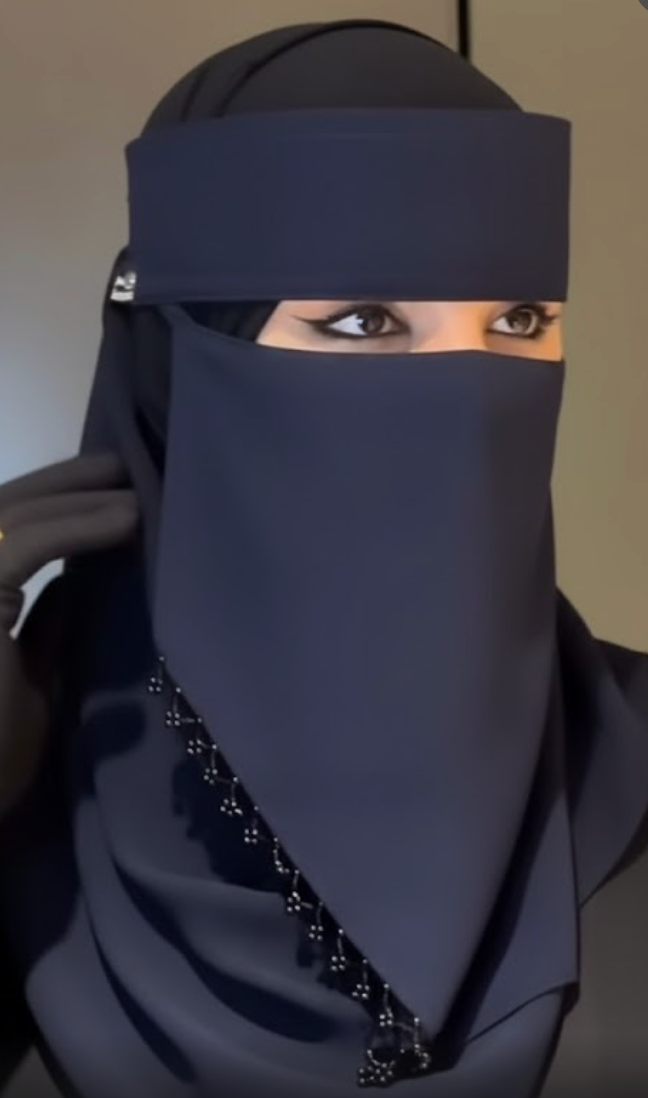 Saudi Naqab with Pearls - Fancy Naqab