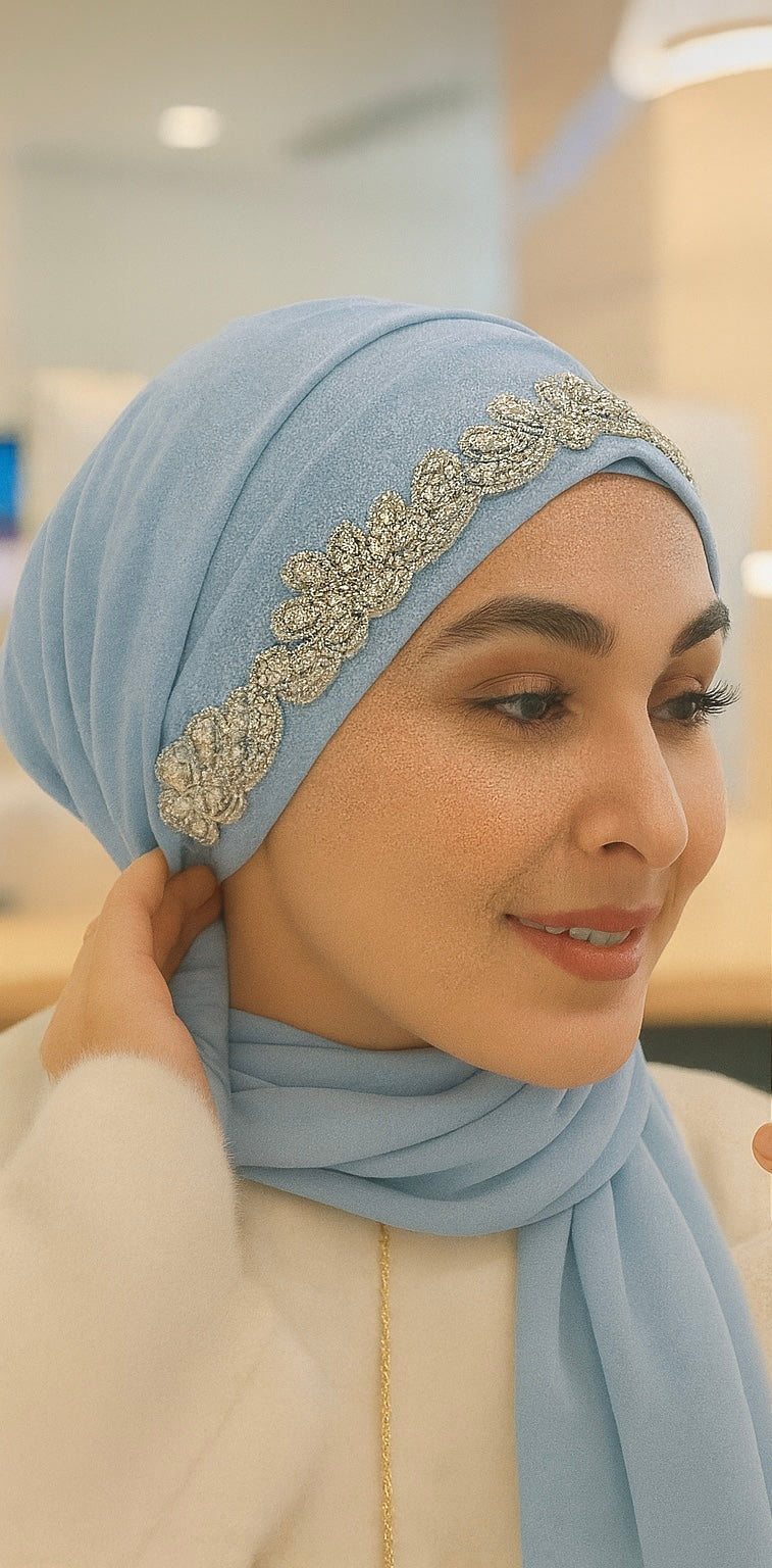Persian Crystal Cap Hijab