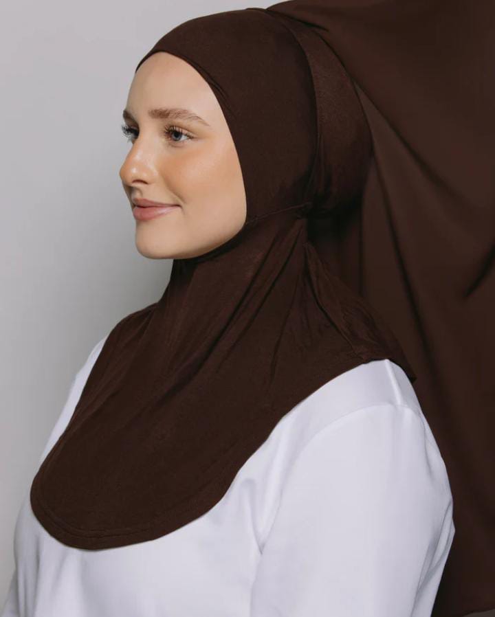 Ninja Chiffon Hijab with Built-in Magnets and Cap