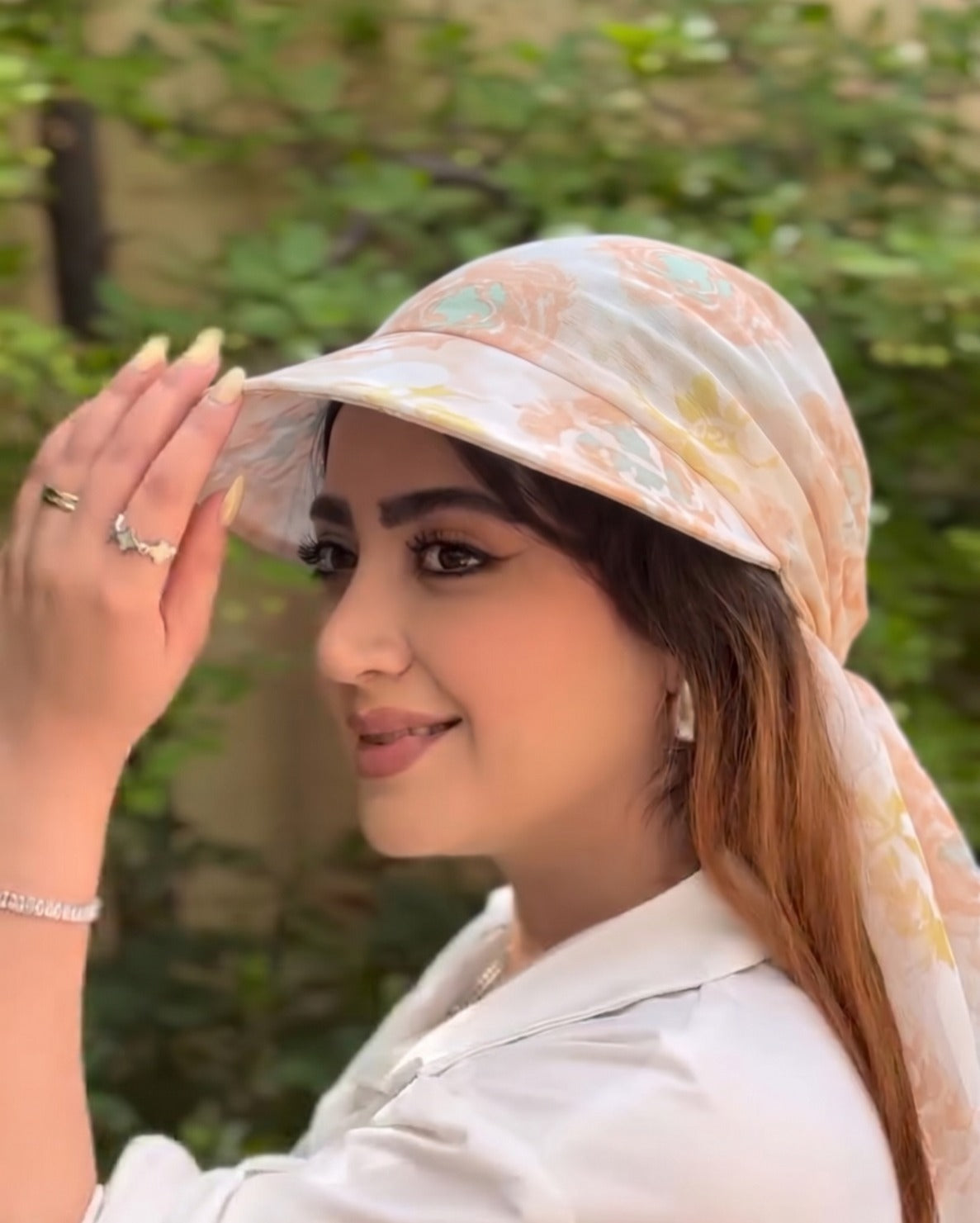 2-in-1 Summer Scarf Cap