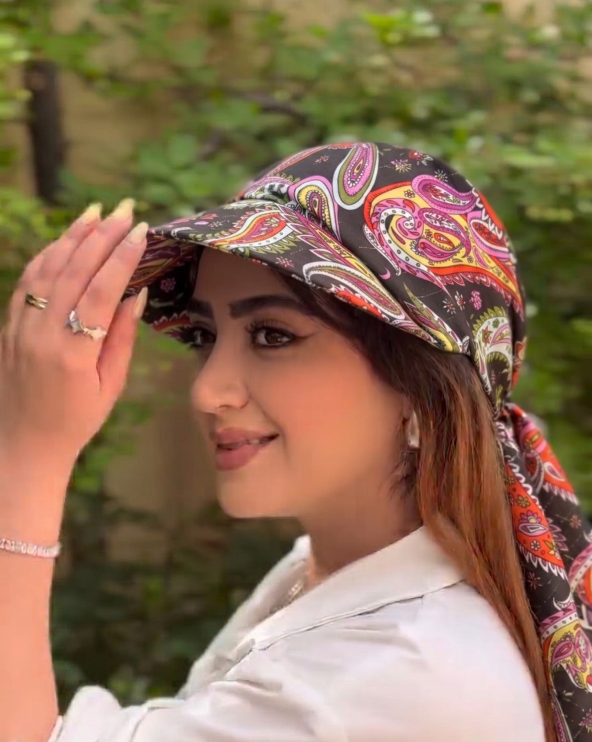 2-in-1 Summer Scarf Cap