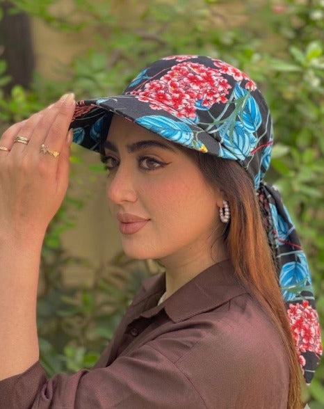 2-in-1 Summer Scarf Cap
