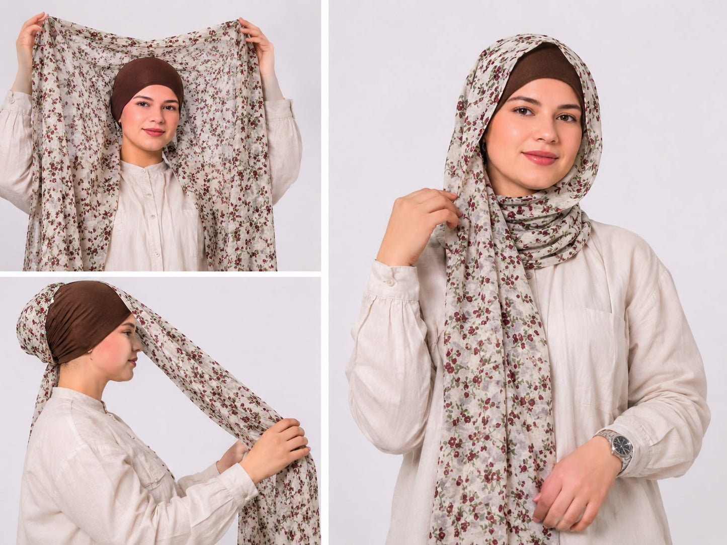 FLOWY CHIFFON INSTANT HIJAB