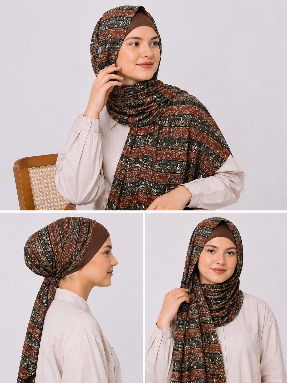 FLOWY CHIFFON INSTANT HIJAB