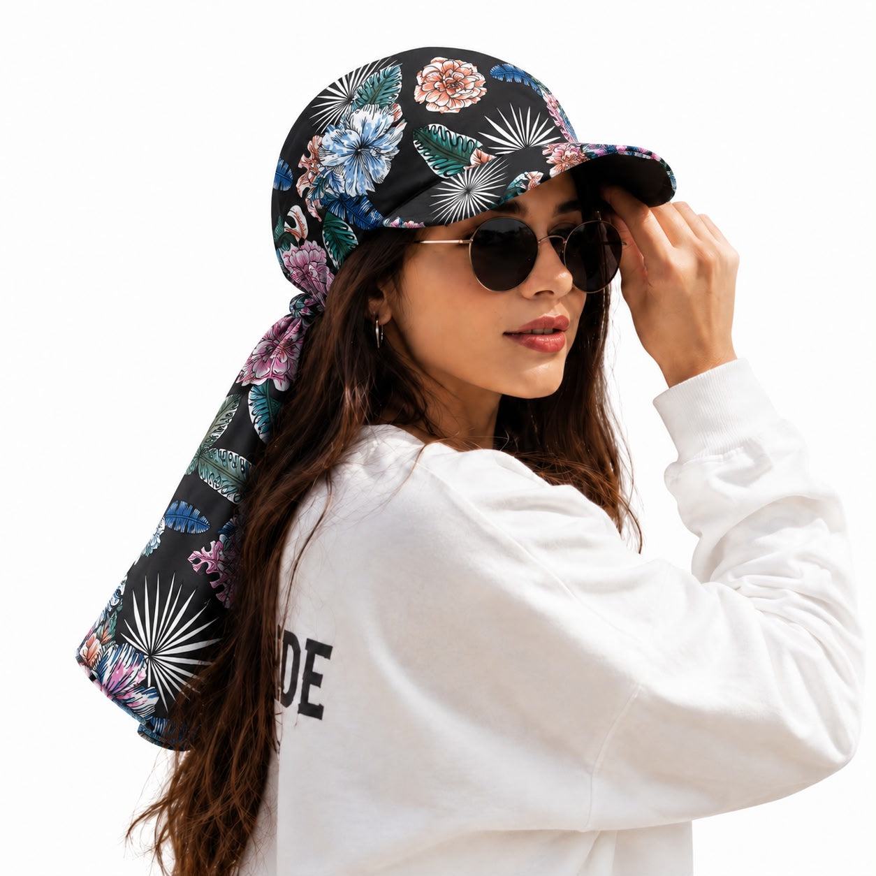 2-in-1 Summer Scarf Cap
