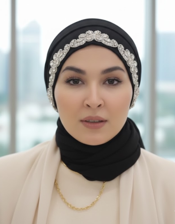 Persian Crystal Cap Hijab